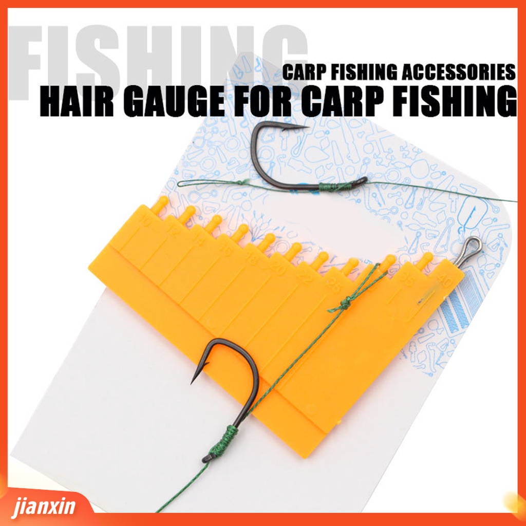 (In Stock) Alat Pengukur Rambut Portable Kekerasan Tinggi Tahan Aus Fishing Tackle Fishing Knotting Tool Untuk Outdoor