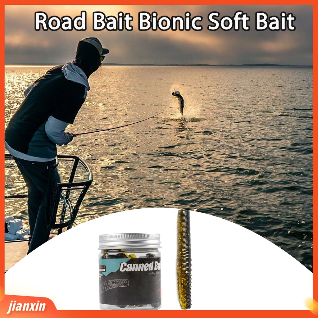 (In Stock) 10Pcs 6.5cm /4g Umpan Umpan Simulasi Menggoda Elastisitas Tinggi Tahan Gigit Angling TPR Tongkat Cacing Mengambang Umpan Lembut Memancing Luar Ruangan