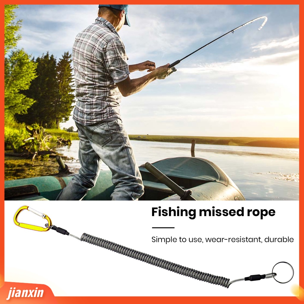 (In Stock) 1set Tali Pelepas Batang Ketangguhan Peregangan Tinggi Kekuatan Penarikan Kuat Pelepas Cepat Gantungan Kunci Cincin Pengait Penggemar Pancing