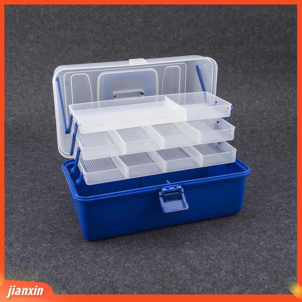 (In Stock) Kotak Penyimpanan Umpan Umpan Umpan Pancing 3per4lapis Portabel Fishhook Fishline Pelindung Case