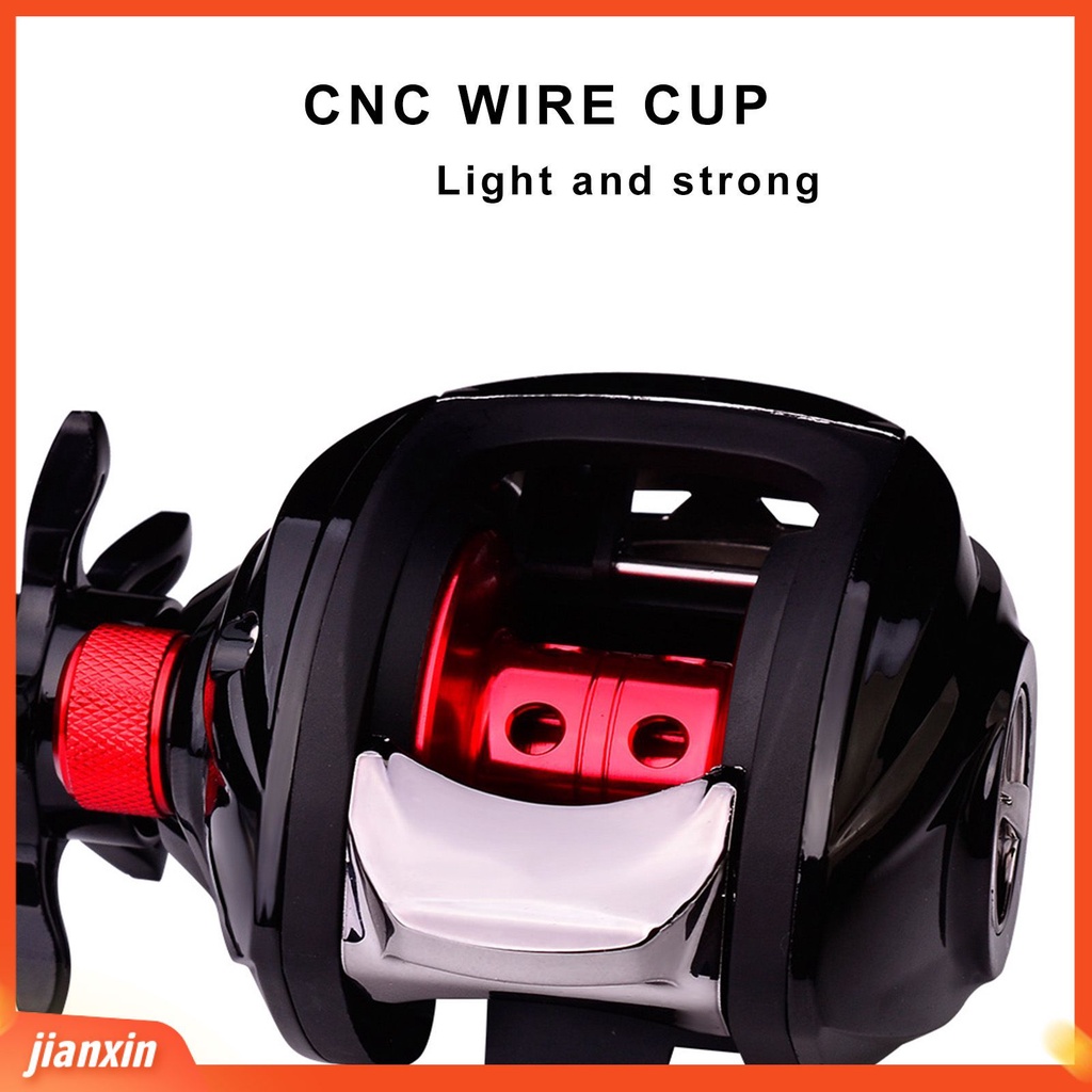 (In Stock) Gulungan Pancing 7.2:1 Gear Ratio Multifungsi Metal 17 +1 Axis Seafishing Wire Reel Untuk Memancing