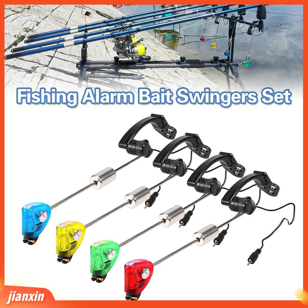 (In Stock) Bite Swinger Illuminated Digital Plastic Portable Fishing Swinger Untuk Aksesoris Ikan Gurame