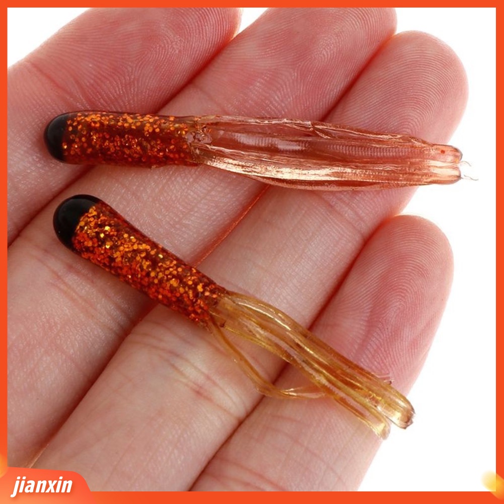 (In Stock) 20Pcs 4.5cm 0.5g Umpan Pancing Soft Lure Payet Buatan Squid Tackle Alat