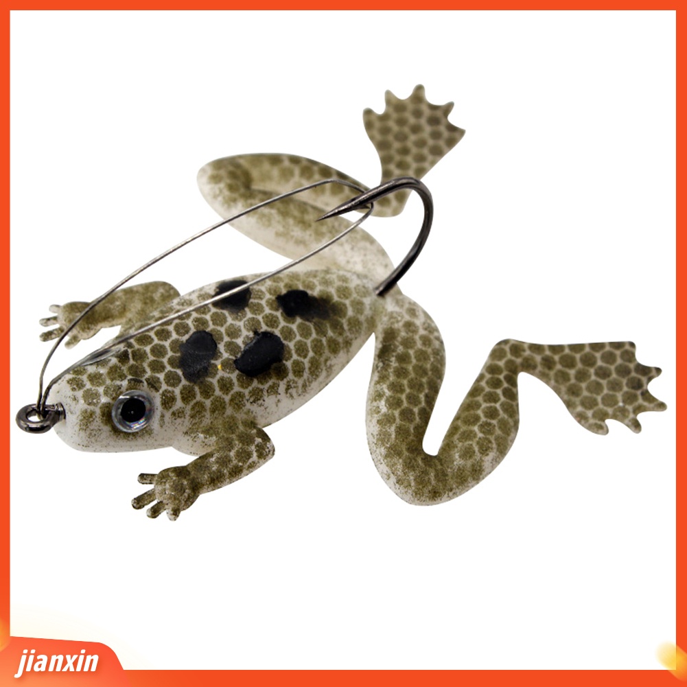 (In Stock) 3 Pcs 6 cm Mini Memancing Buatan Manusia Hidup Umpan Wobbler Air Kodok Renang Umpan