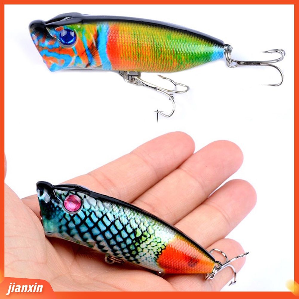 (In Stock) Umpan Pancing Topwater Floating Popper Hooks Umpan Alat Pancing Bermanfaat