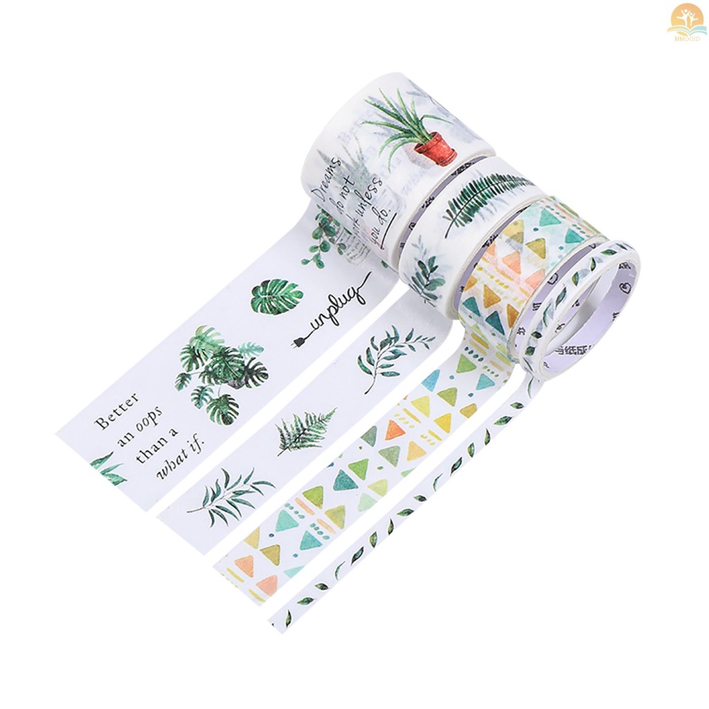 In Stock Washi Tape Set 4roll 30mm 15mm 5mm Lebar Dekoratif Warna-Warni Masking Tape Perekat Tape Stiker Seni Dan Kerajinan Hadiah Untuk Dekorasi DIY Craft Scrapbooking Jurnal Diary Foto