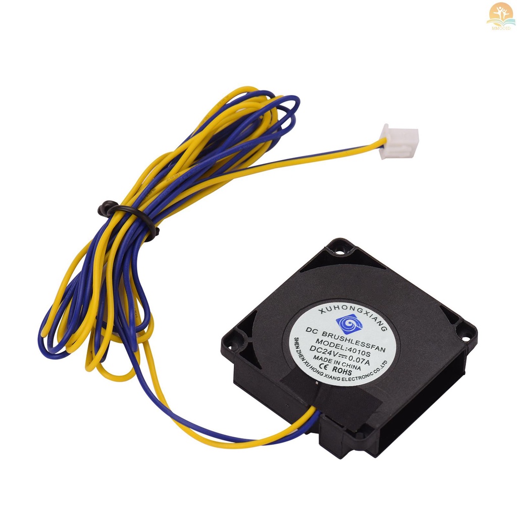 In Stock4010Kipas Blower 40 * 40 * 10mm 24V DC Extruder Hot End Cooling Fan Cooler Kompatibel Dengan Creality Ender 3ender 3 Pro TEVO Tornado 3D Printer