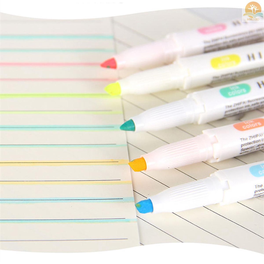 In Stock 5warna Dual Tip Stabilo Pulpen Pahat Lebar Dan Tips Halus Spidol Untuk Siswa Sekolah Kantor Perlengkapan Rumah