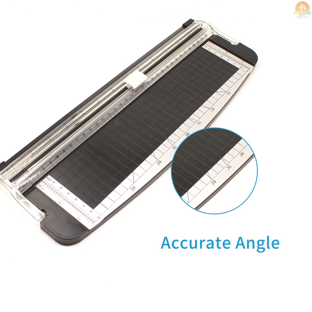 In Stock Portable A4 Sliding Paper Cutter 12.6 Inch Panjang Potong Kertas Trimmer Scrapbooking Alat Cutting Mat Mesin Untuk Kerajinan DIY Kertas Karton Foto Gambar Kartu Kantor Rumah S