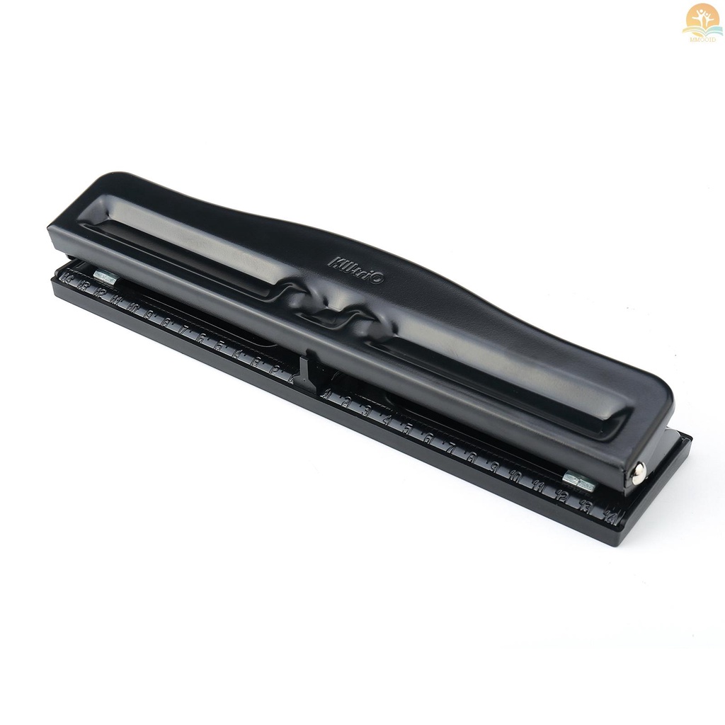 In Stock KW-triO Portable 3hole Punch Handheld Metal Hole Puncher 10lembar Kapasitas 7mm Aperture Paper Punch Untuk A4 A5 A7 A6 B5 Notebook Scrapbook Diary Planner