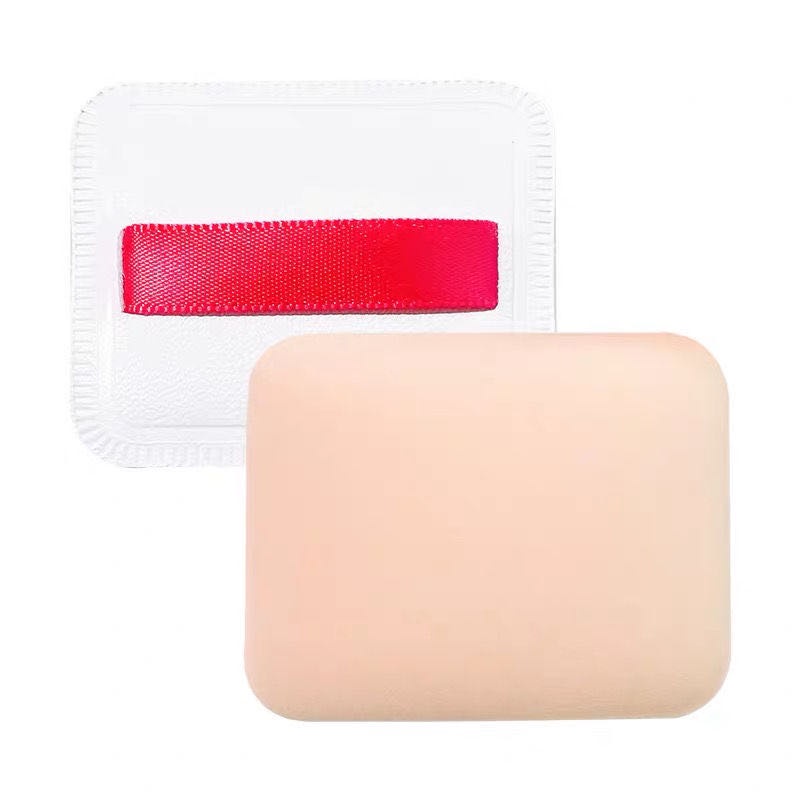 (Box) Spons puff air cushion Bentuk Roti Panggang Bahan Katun Lembut Untuk makeup / Kosmetik Wanita