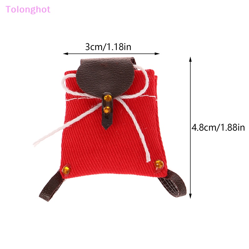 Tolonghot&gt;1:12rumah Boneka Miniatur Ransel Tas Sekolah Travel Case Boneka Dekorasi Aksesoris Anak Berpura-Pura Bermain Mainan Dengan Baik