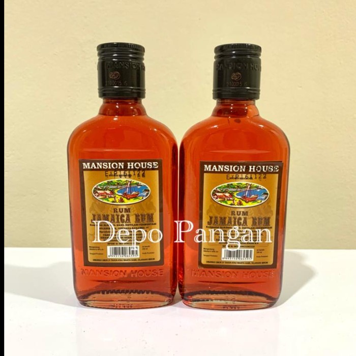

RUM ESSENCE JAMAICA 250 ML / JAMAICA RUM MANSION HOUSE / PERISA KUE