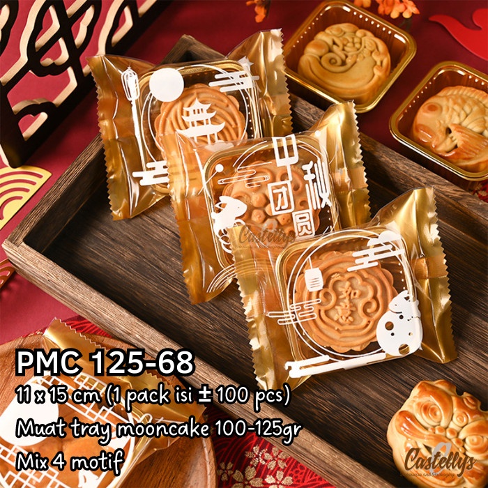 Plastik Mooncake 100gr - 125gr PMC 125-68 Kue Pia Bulan Snowskin Mochi