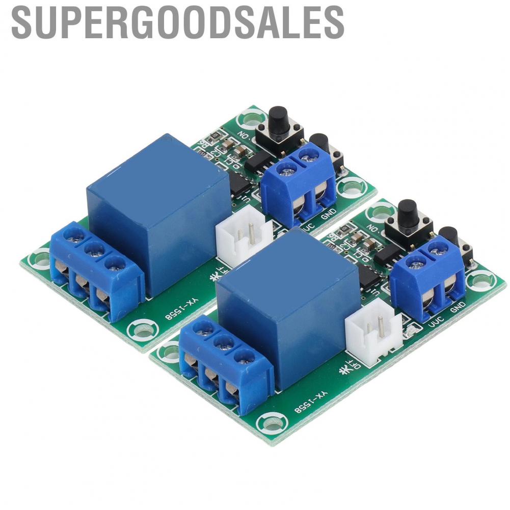 Supergoodsales 2X 12V Single Channel RS Trigger Circuit On Off Relay Module