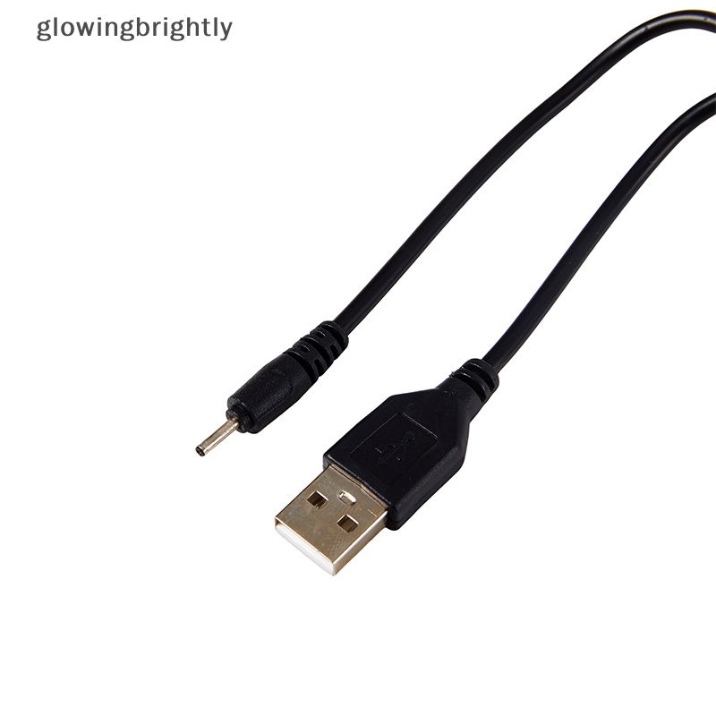 [glowingbrightly] 1pc Diameter Luar 2mm Kepala Bulat USB Charger Kabel Pin Kecil USB 1meter TFX