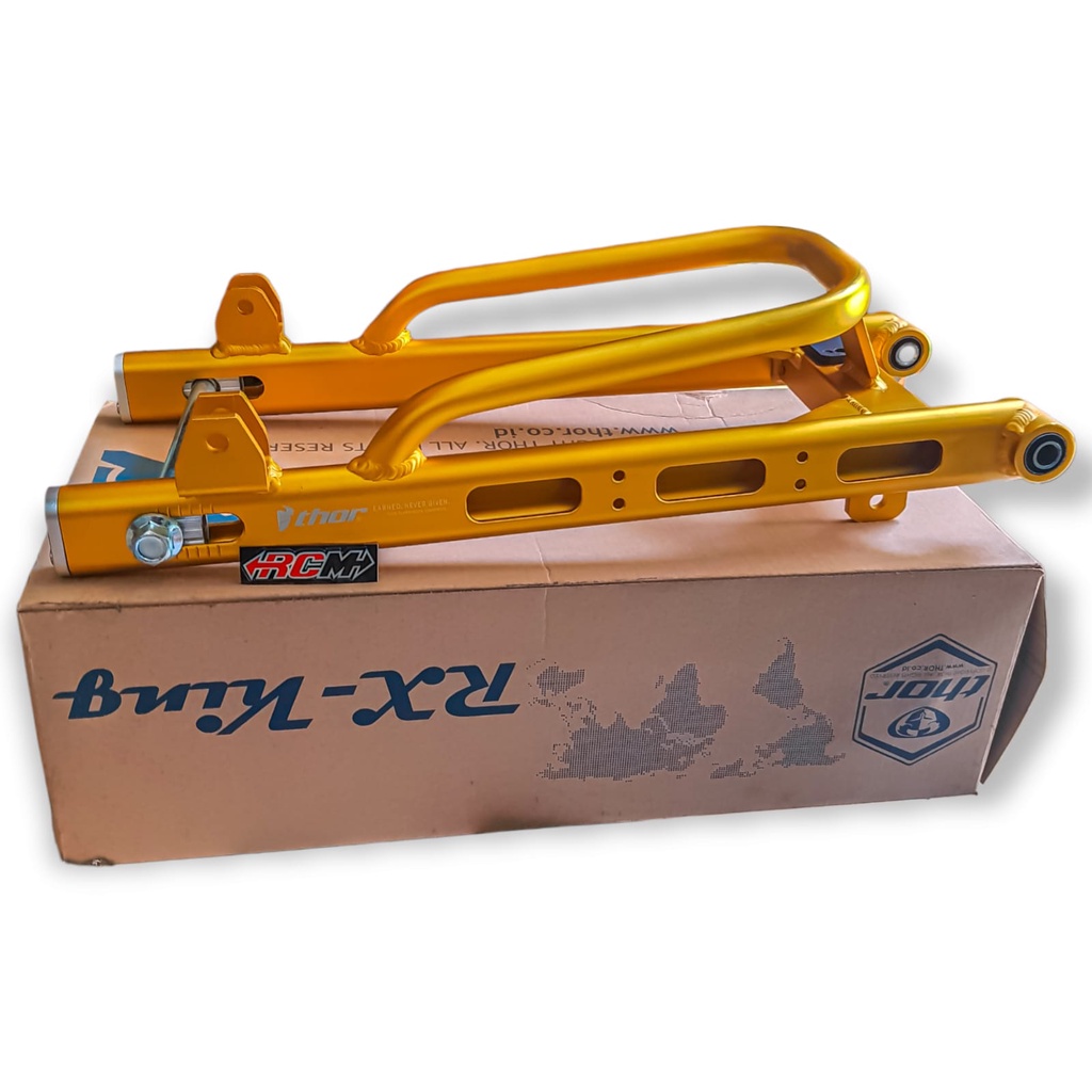 SWING ARM SWINGARM LENGAN AYUN SUPIT SLEEP ENGINE SLEEPENGINE LUBANG OVAL ALUMUNIUM KUAT RXKING RX K