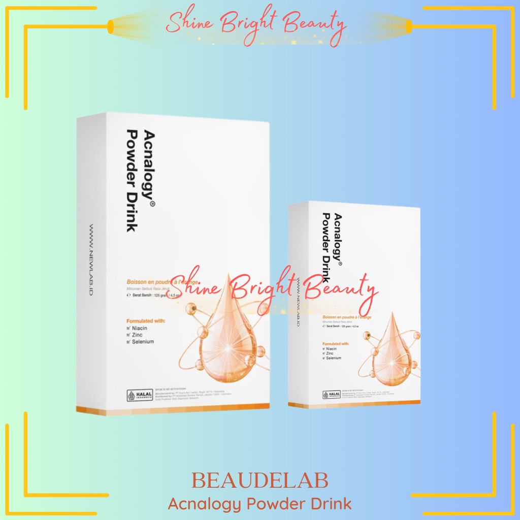 Beaudelab Acnalogy Powder Drink Obat Minum untuk Jerawat Minuman Antioksidan Penghilang Bekas Jerawa