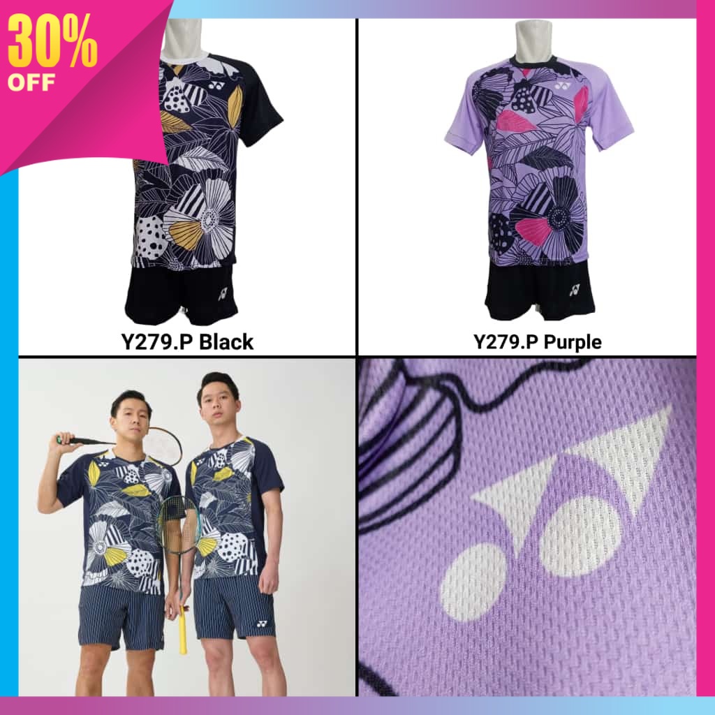 PAKAIAN OLAHRAGA SENAM GYM ZUMBA PRIA WANITA KEKINIAN / Setelan Kaos Jersey Badminton Baju dan Celan