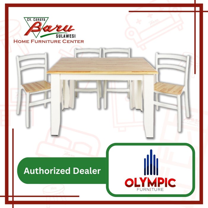 Meja Makan Olympic DTM Alma - KHUSUS MAKASSAR