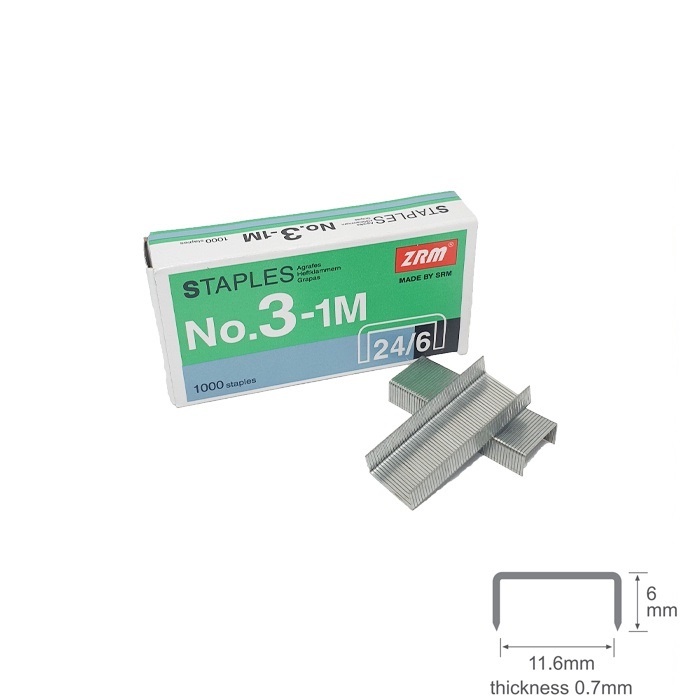 

Apazada - No.3 Staples / Isi Staples No.3 [1 Pack - 20 Box Kecil] ZRM