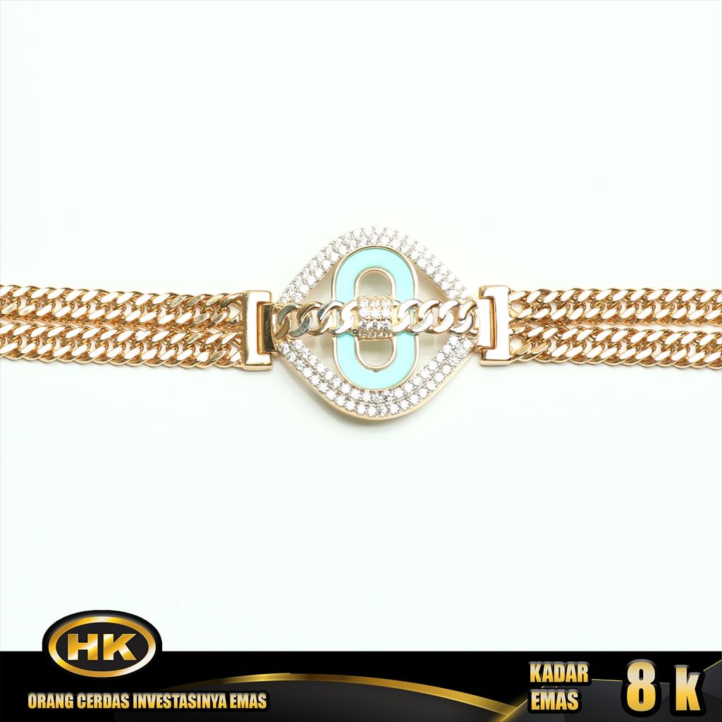 HK Mustika Gold - Gelang Emas 8K - Type 212