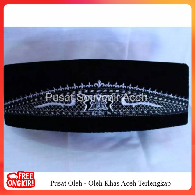 PECI ACEH RENCONG PINTU ACEH PUTIH/ SONGKOK ACEH BORDIR