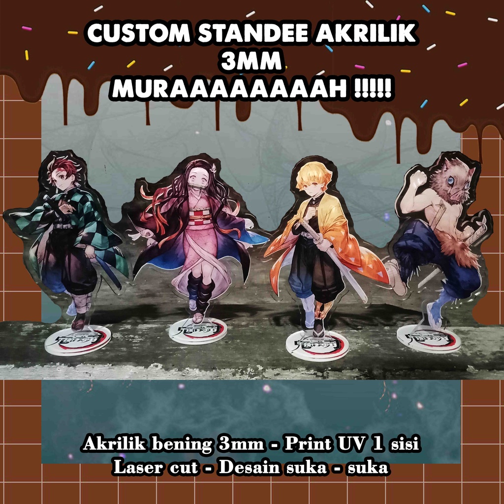 Standee Akrilik custom /Action Figure Anime /  Standee akrilik anime custom / Standee akrilik kpop