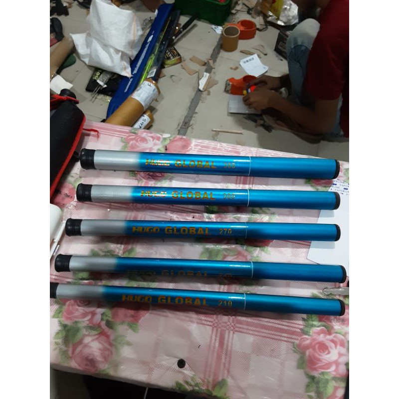 Tegeg Pancing Ruas Pendek Hanya 30cm hugo global pole fiber