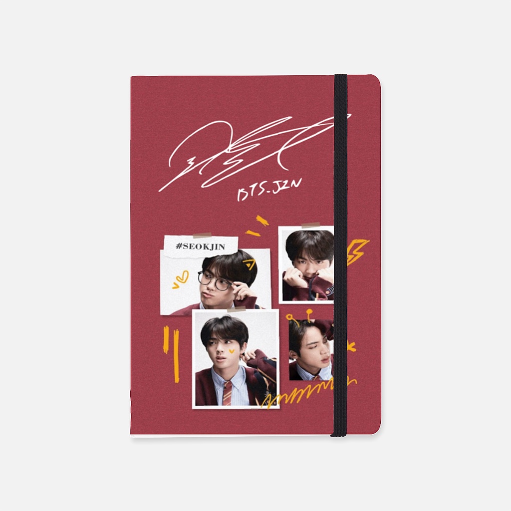 

Soft Cover Notebook Jin BTS MOTS7 | gmwm #102