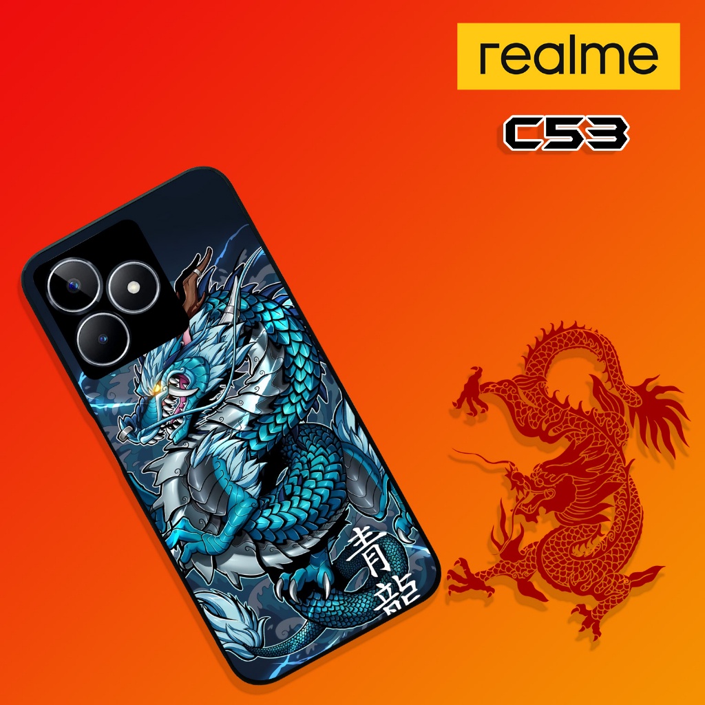 [RM202] SOFTCASE Glossy REALME C53 DRAGON