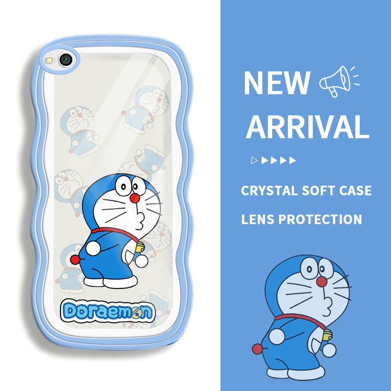 KOMEY Casing Redmi 5A 5 5 PLus 4X 6 6A 7 Y3 8 8A Dual 8A Pro SoftCase Hp Doraemon yang lucu menampar
