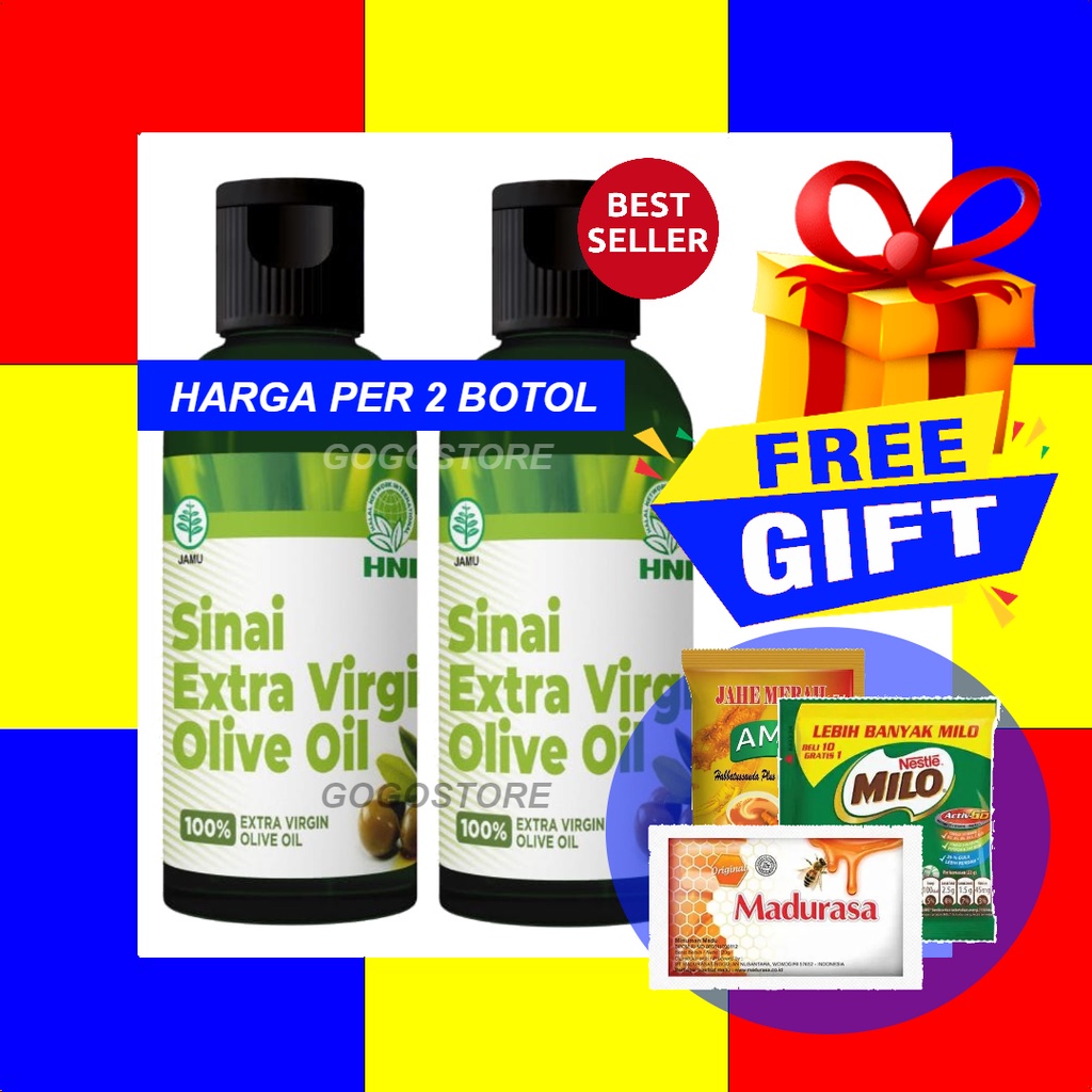 

SINAI OLIVE OIL (2 Botol) MINYAK ZAITUN - HNI HPAI ORIGINAL [GOGO]