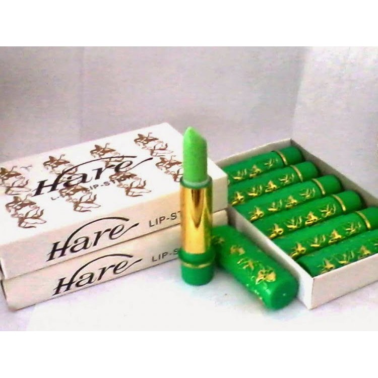 { 6pcs } HARE Lipstik Arab isi 6 HIJAU