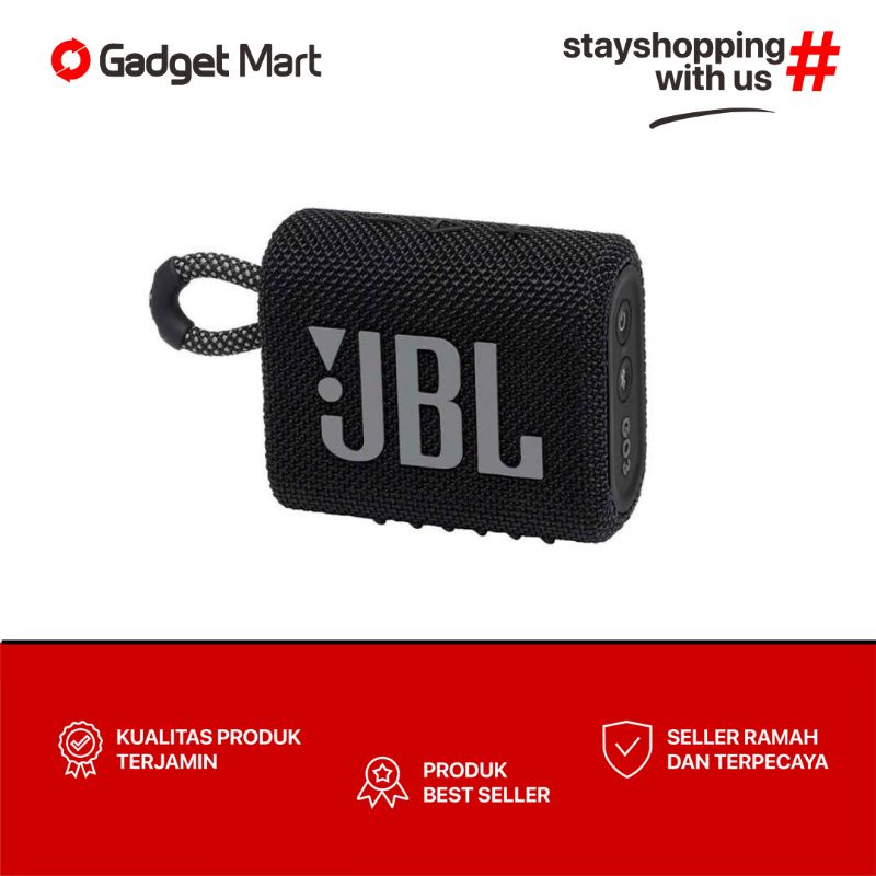 JBL GO 3  Speaker Portable Bluetooth ORIGINAL Garansi Resmi