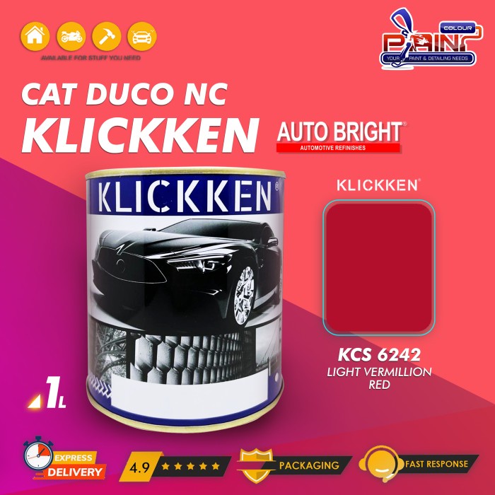 Cat Klickken Automotive Refinishes - Light Vermillion Red KCS 6242