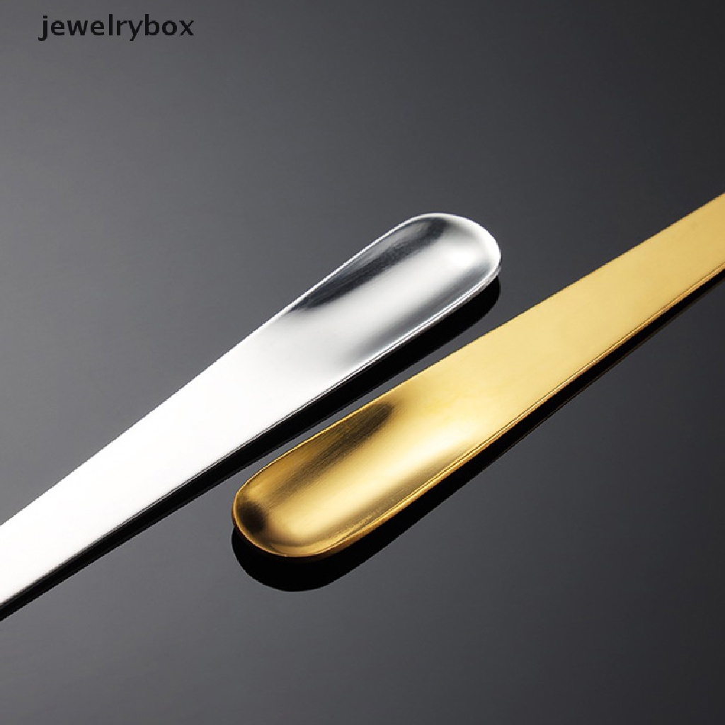 [jewelrybox] Kreatif Stainless Steel Garpu Buah Dual-Use Serba Guna Es Krim Dessert Sendok Garpu Buah Portable Cocktail Salad Fruit Forks Garpu Kue Butik