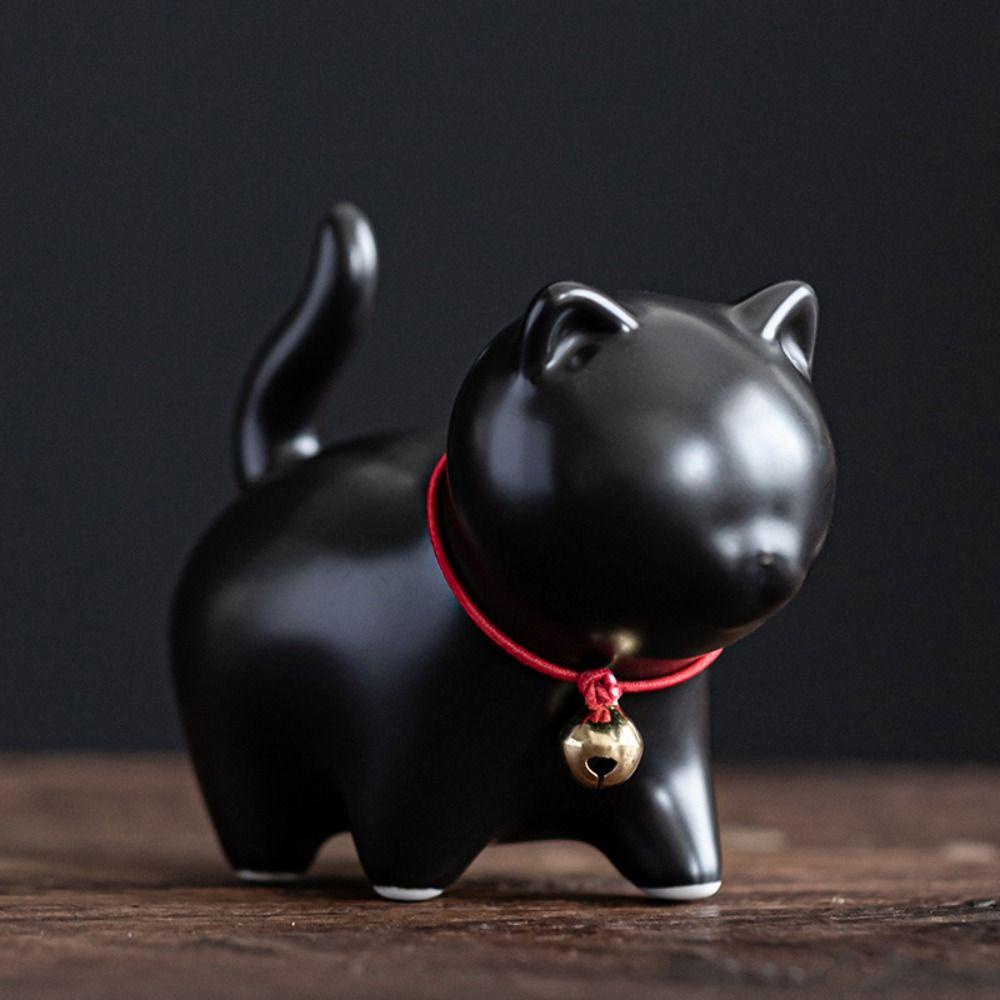 [Elegan] Patung Hewan Peliharaan Teh Mobil Rumah Tanah Liat Ungu Aksesoris Teh Hias Cina