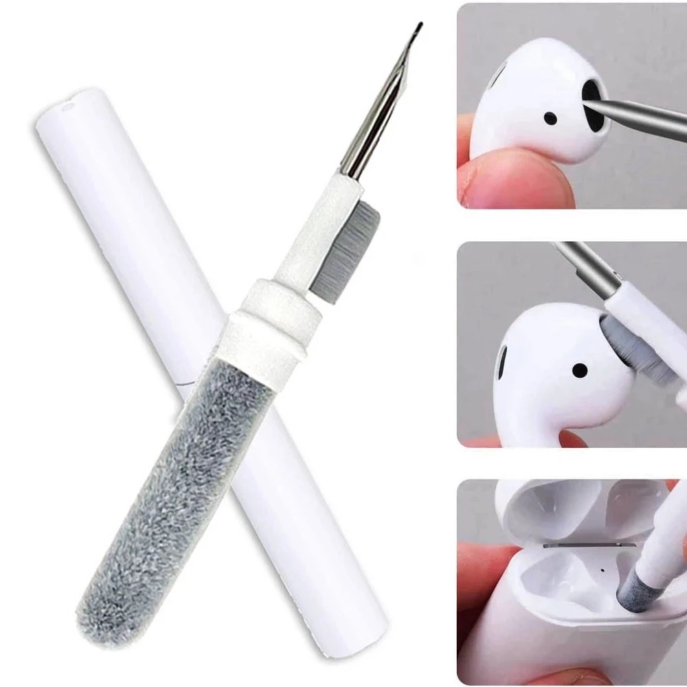 Earbuds Cleaning Pen Brush Bluetooth Earphone Case Headset Keyboard Telepon Alat Pembersih Untuk Airpods Pro