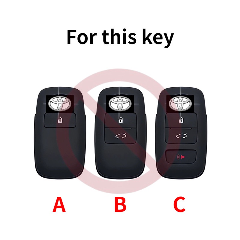 Kasus Kunci TPU Penutup Jarak Jauh Gantungan Untuk Toyota Ativa Myvi Alza Veloz Axia 2021 2022 Cangkang Pelindung Car Remote Key Case