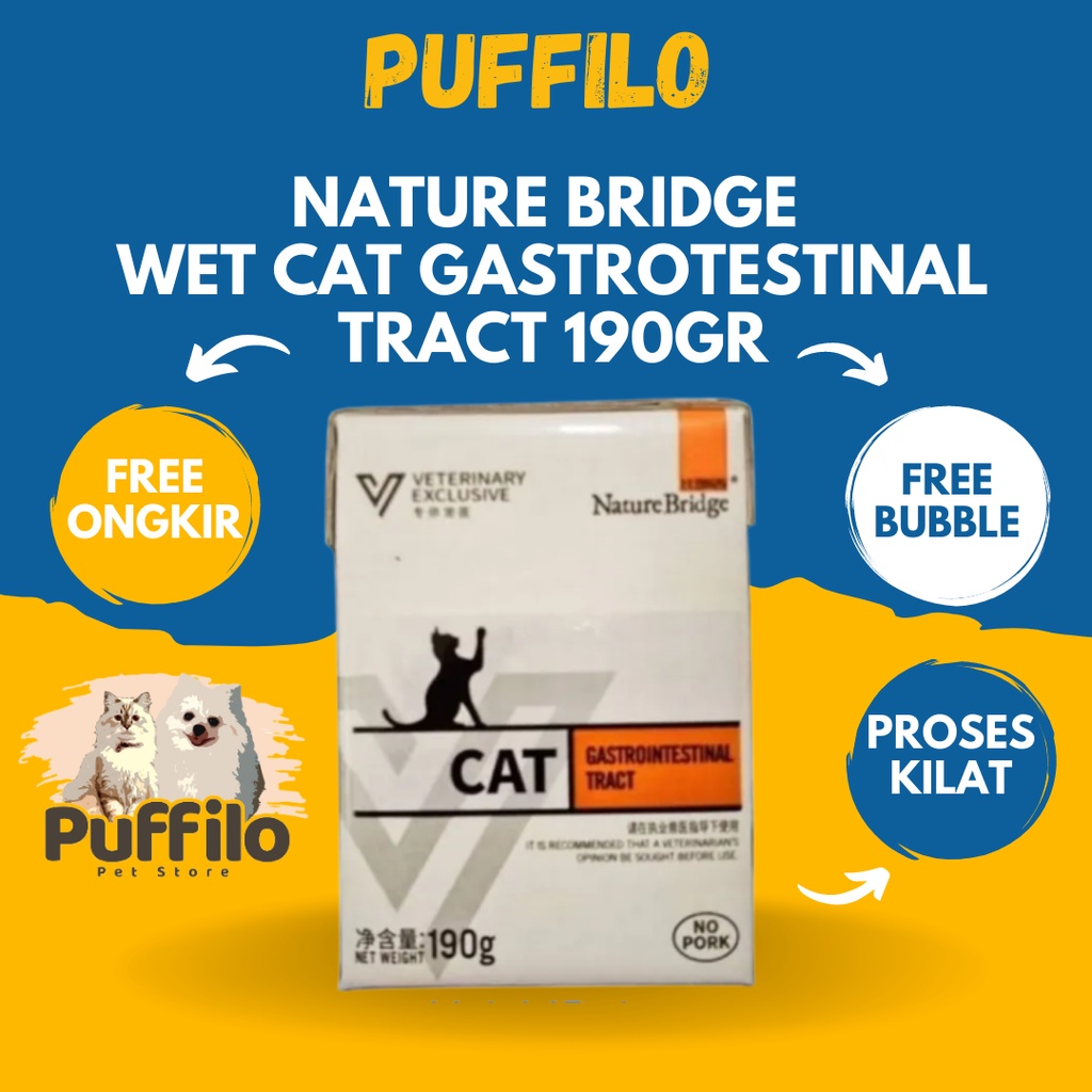 Nature bridge Gastro Gastrointestinal tract cat wet 190gr