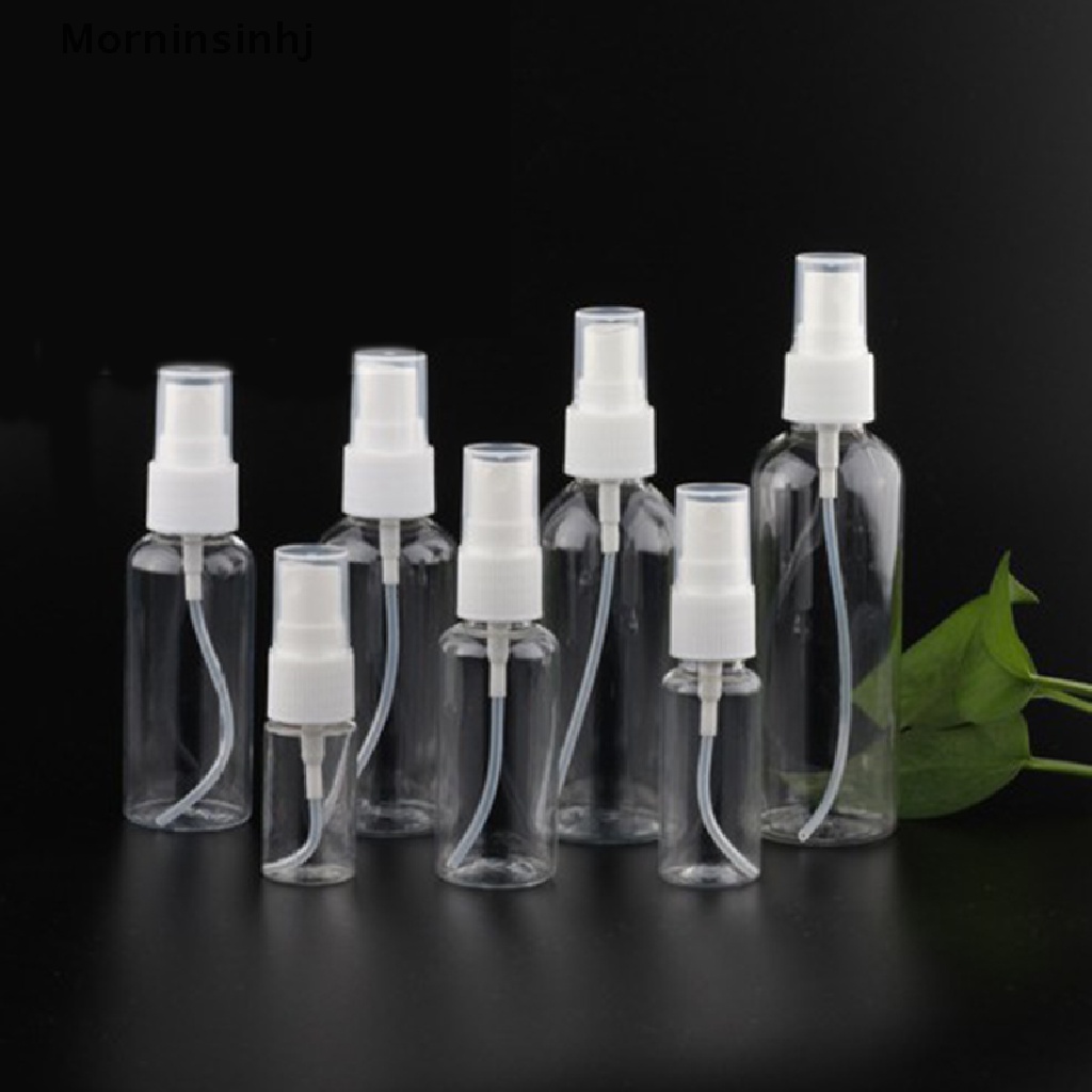 Mornin Botol Kosong Plastik Transparan Portabel Liquid Mini Bottle id