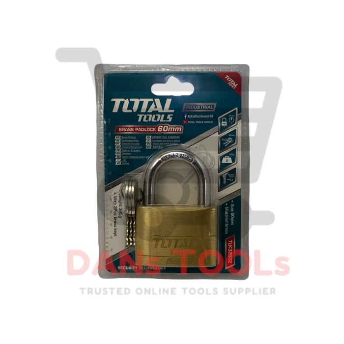 Gembok Kuningan 60mm - Heavy Duty Brass Padlock