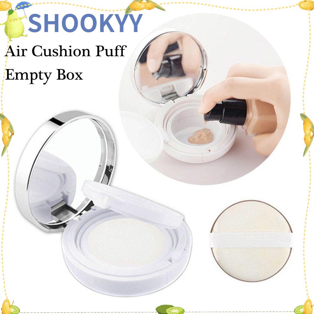 Chookyy Air Cushion Mirror Case Baru DIY Travel Kit Wadah BB Cream