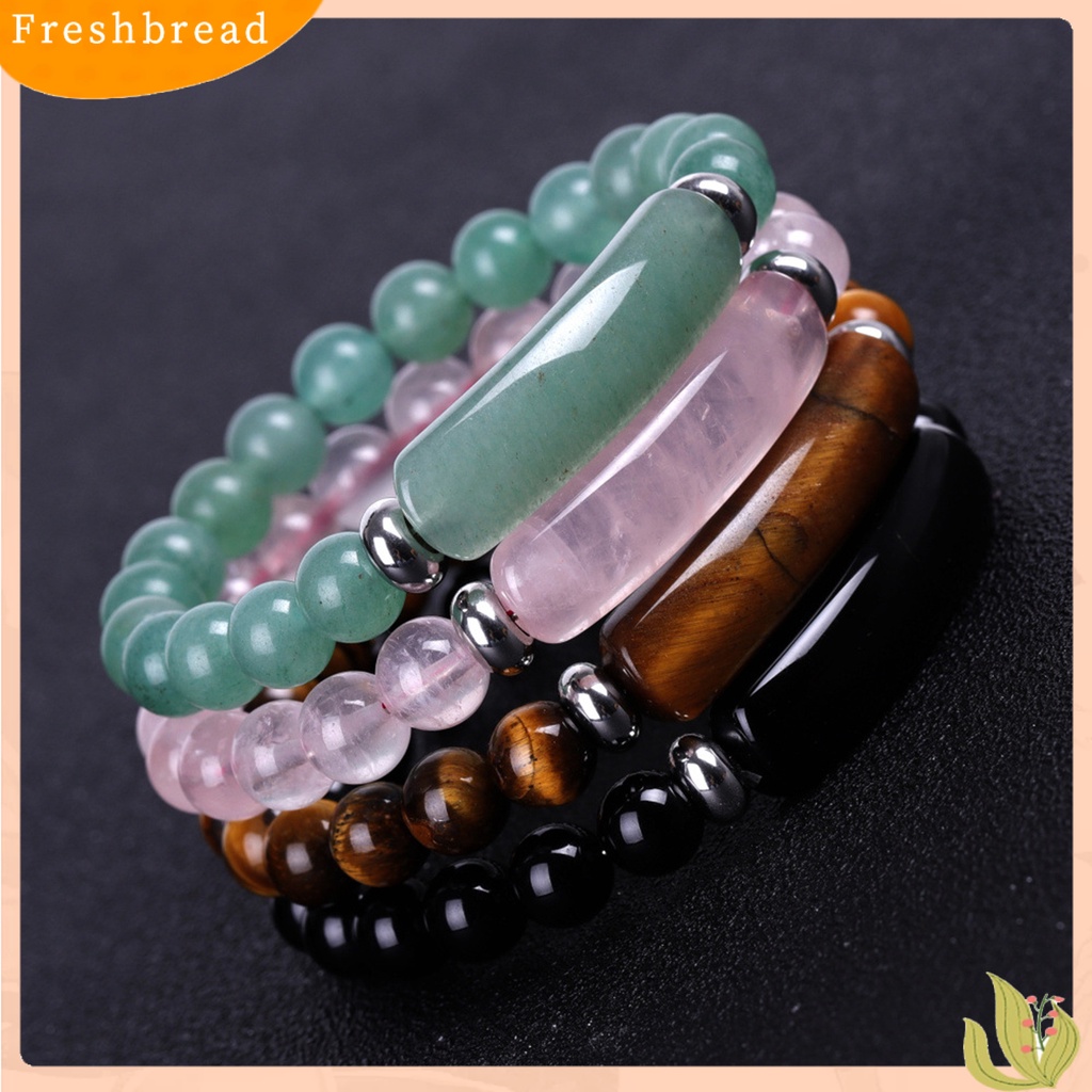 &lt; Freshbread &gt; Peregangan Gelang Memoles Tali Elastis Buatan Tangan Kepribadian Portabel Menghias Tahan Aus Tiger Eye Penyembuhan Batu Gelang Aksesoris Perhiasan