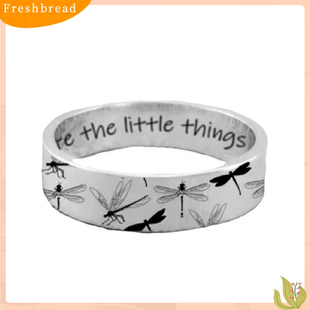 &lt; Freshbread &gt; Lady Finger Ring Cincin Buku Jari Motif Capung Vintage Simple Indah Untuk Hadiah