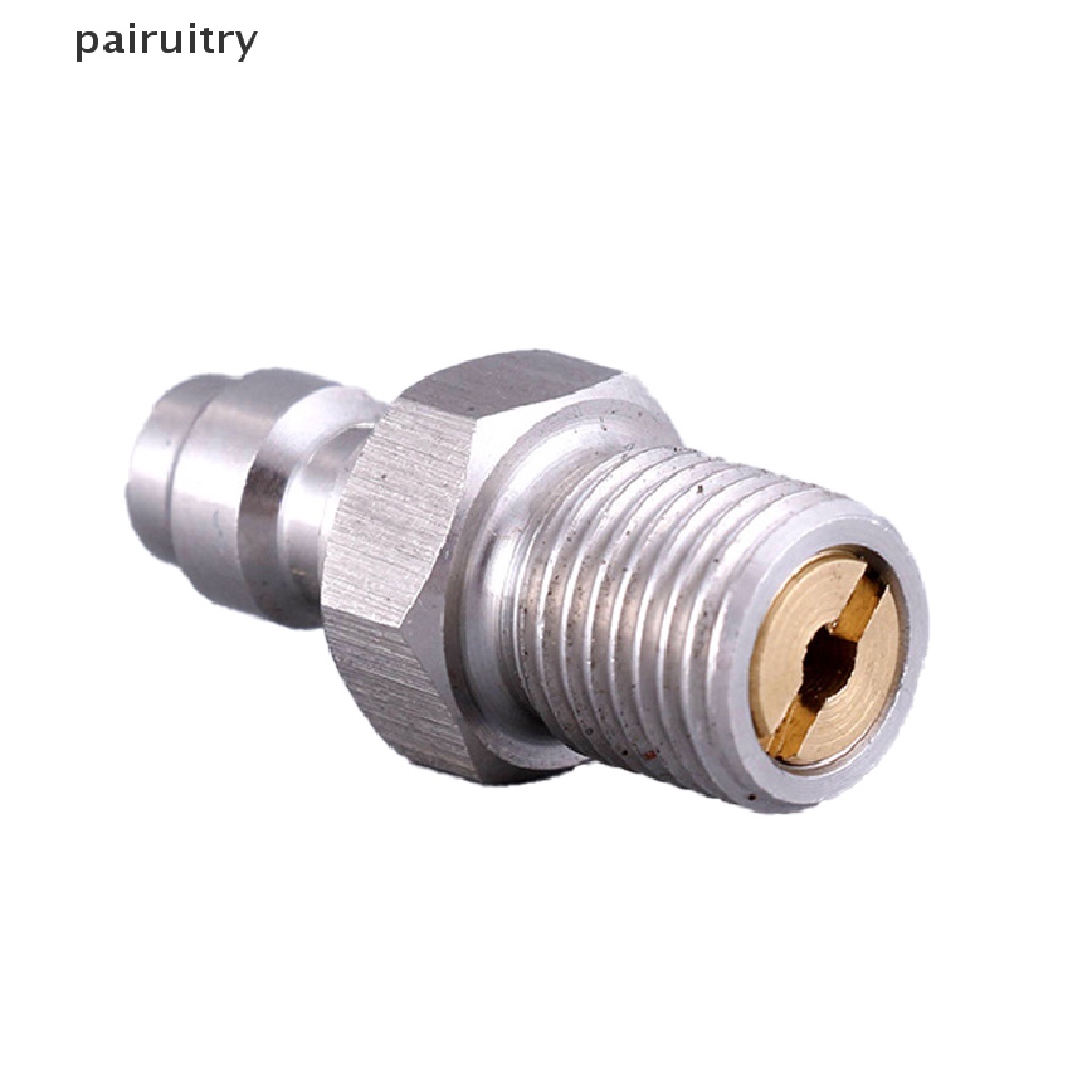 Prt PCP Paintball Pneumatic Quick Coupler 8mm M10x1 Male Plug Adapter Fitg1/8NPT PRT