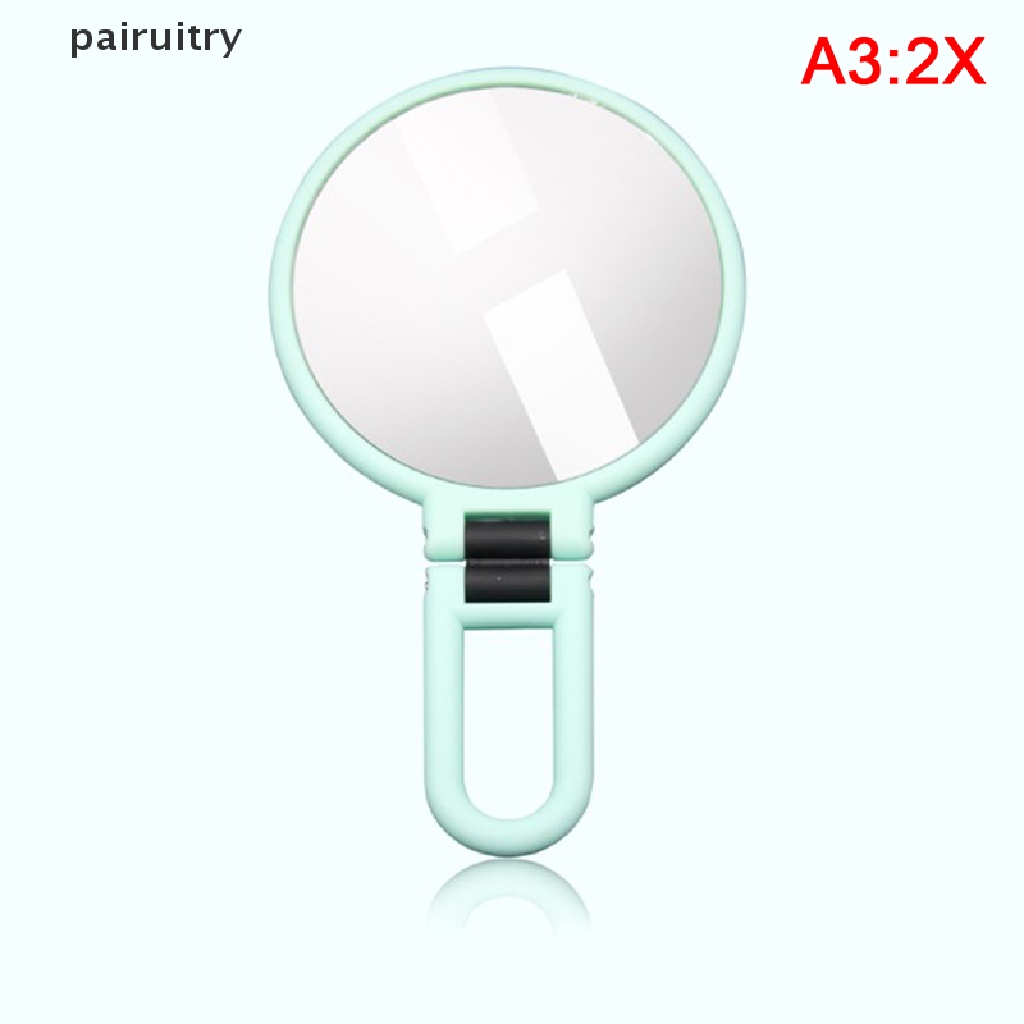 Prt 2per5 /10 /15X Kaca Rias Pembesar Makeup Dua Sisi Vanity Mirror PRT