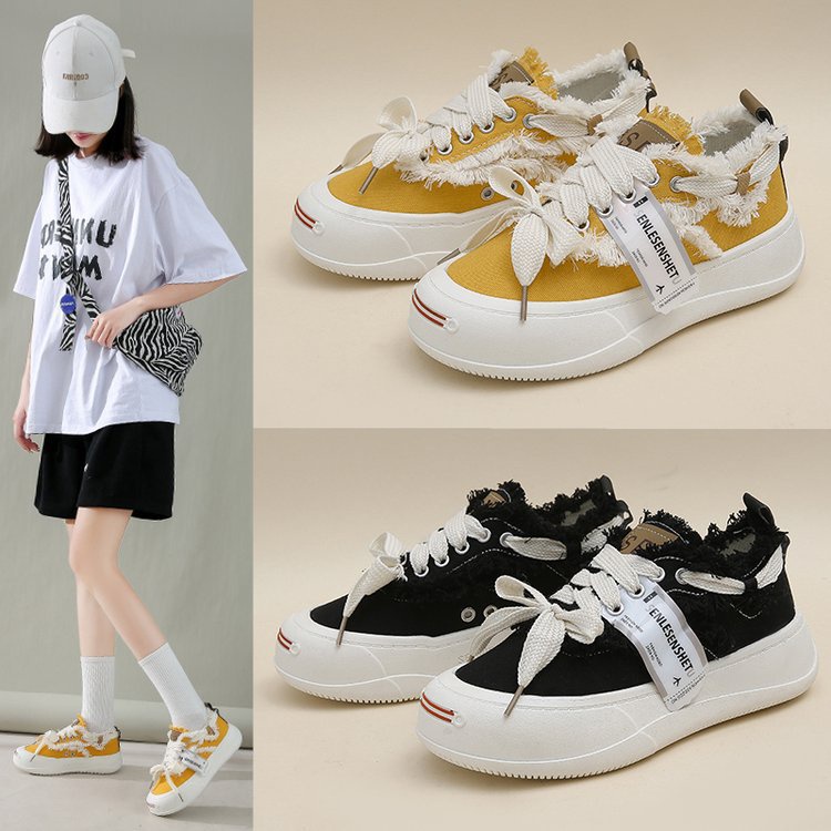 LM-0288 FREE BOX Sepatu Kanvas Wanita Fashion Modern Casual Style Shoes Terbaru