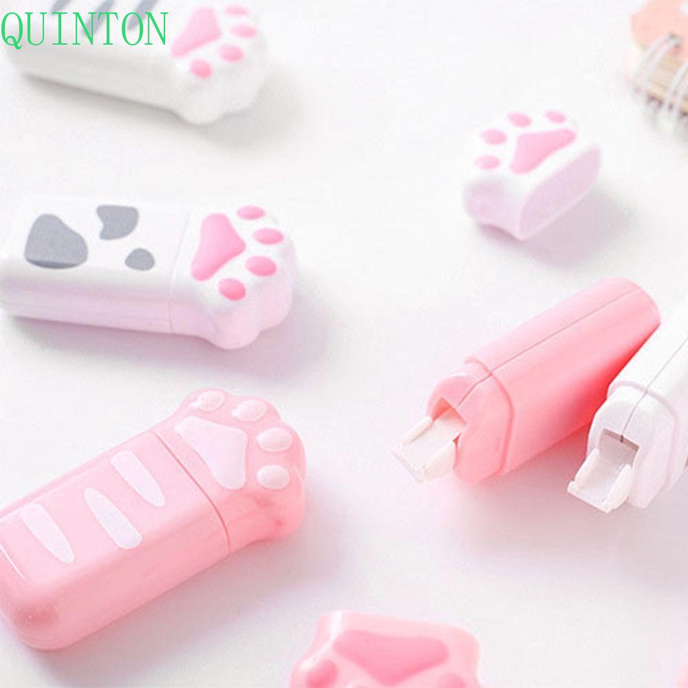 QUINTON 1 Piece Correction Cat Claw Supply Tape Office Cute Kawaii Lovely Diary Decorative School